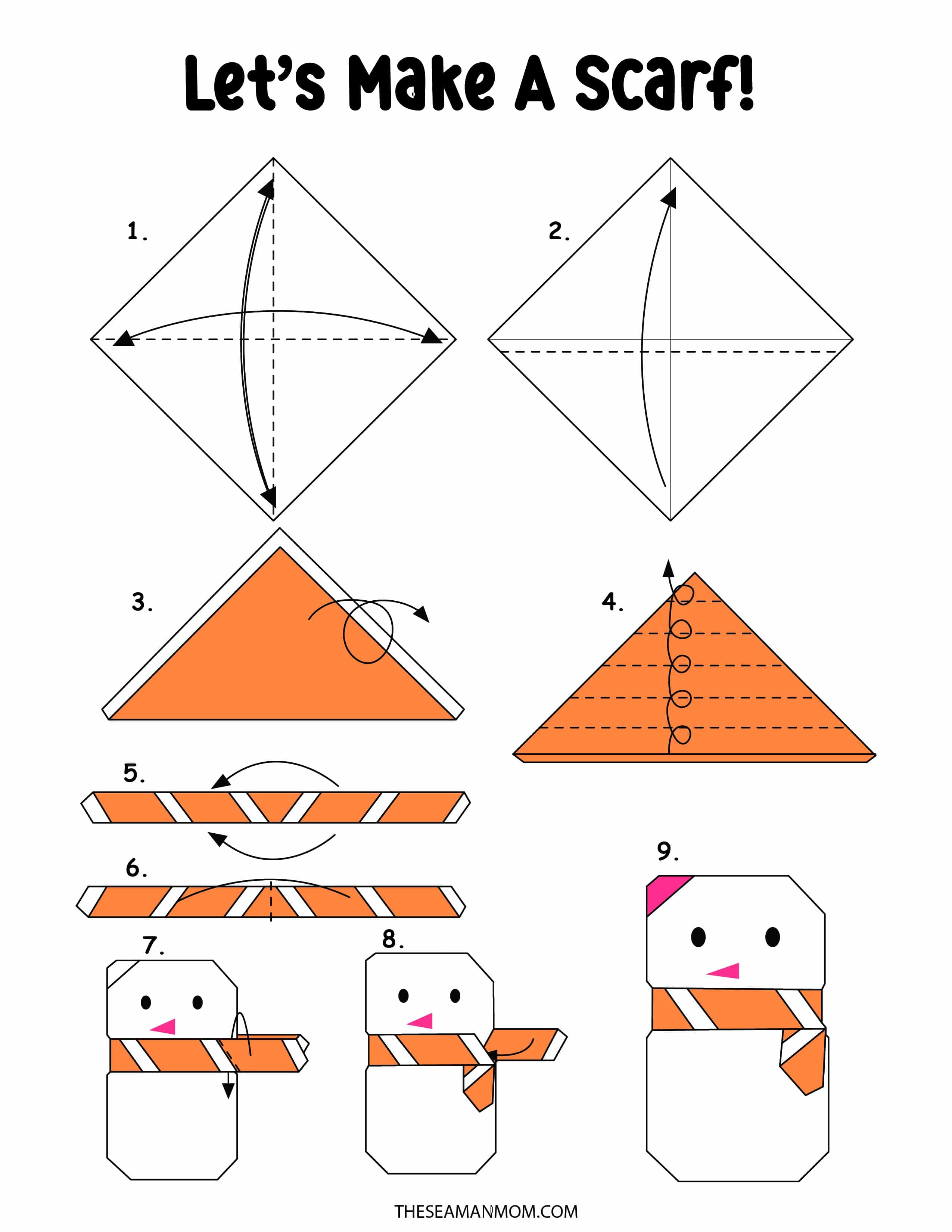 diy origami christmas decorations - easy peasy creative ideas